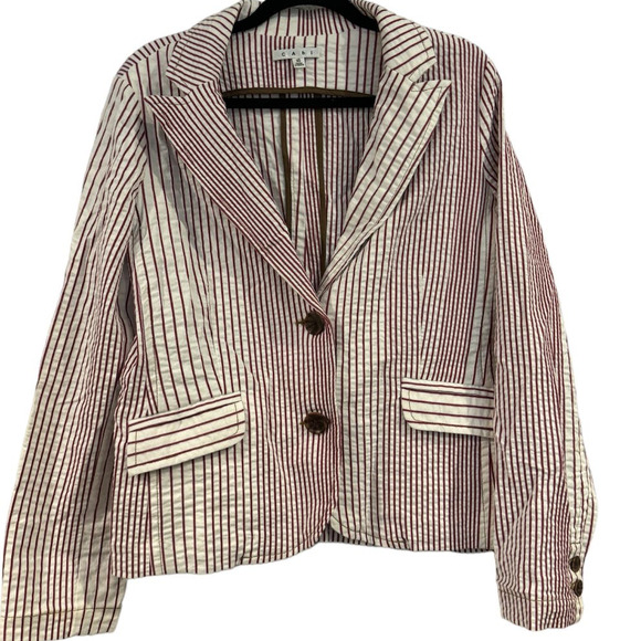 CAbi cotton striped blazer 16 - Picture 1 of 6